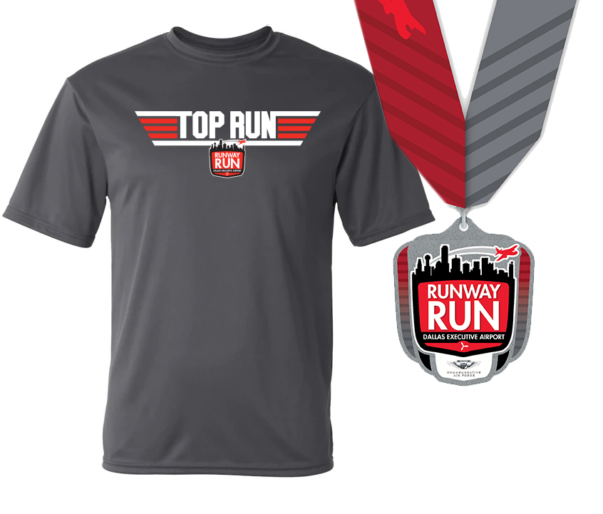 Finisher medal and dry fit shirt